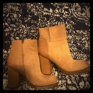 Sam Edelman Franklin Suede Boots, tan